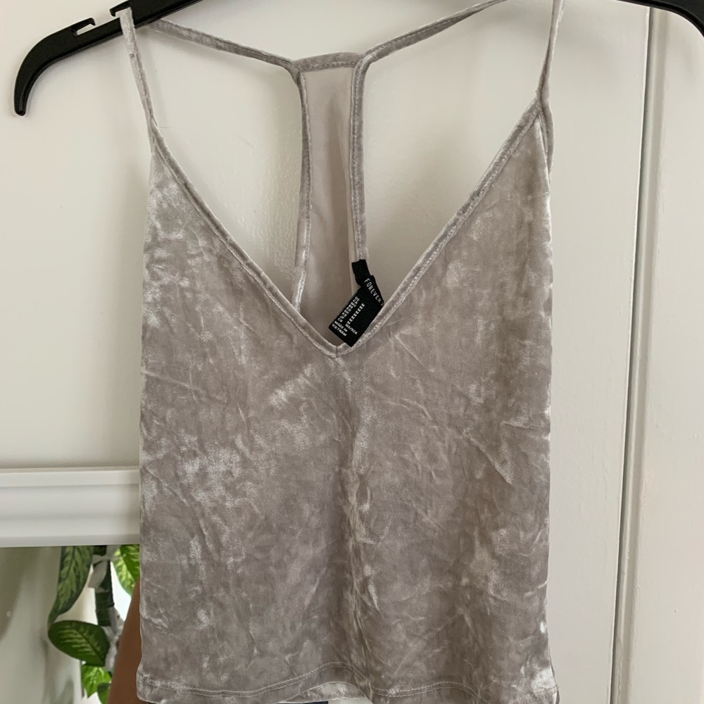 Forever 21 velvet tank